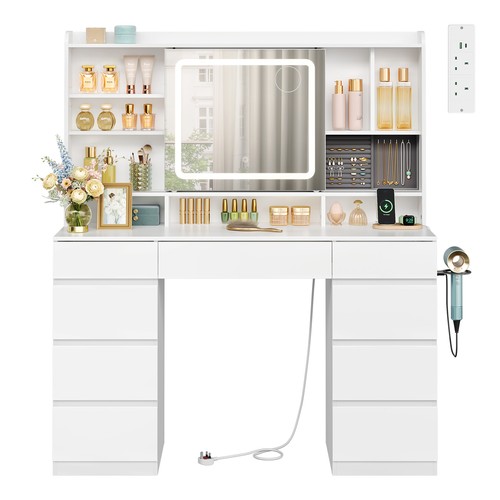 Dressing table with sliding - table,