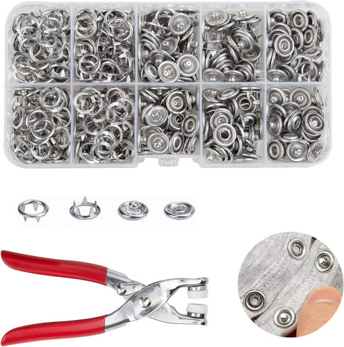 100 sets metal snap buttons - sets,