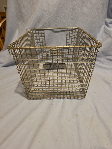 Vintage wire gym locker - wire,