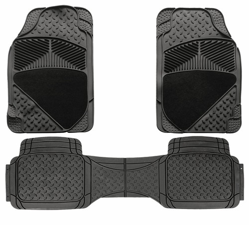3pc heavy duty rubber carpet - &,