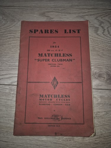 Vintage 1954 matchless suler - vintage,