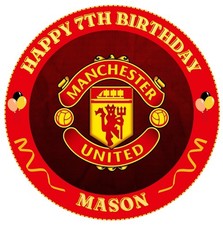 Custom MANCHESTER UTD edible