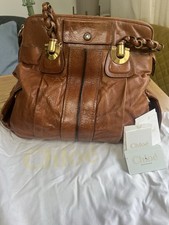 Chloé Shoulder Bag Brown Leather