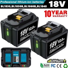 For Makita 18V 12Ah 8Ah Battery Led Indicator BL1850 BL1830 BL1860B Dual Charger