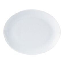 6x Oval Plates 9.5"/24cm Side/Dessert Plate, Crockery, Restaurant, Food Display