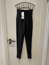 Women’s Zara Leggings Black Trousers Size XS New with Tags High Waist Skinny
