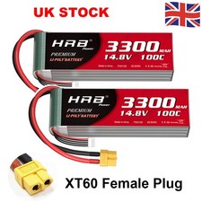 2x HRB 4S 14.8V 3300mAh 100C