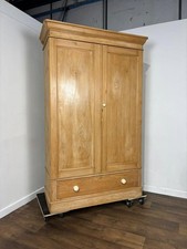 Victorian Pine Double Wardrobe