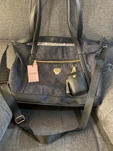Juicy couture black tonal logo - black,