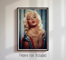 Jayne Mansfield Poster Colour
