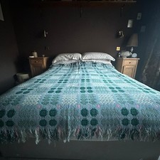 LARGE BEAUTIFUL VINTAGE WOVEN
