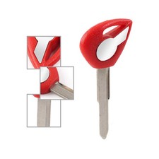 Blade Blank Ignition Key Red