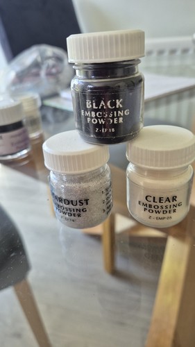 Embossing powder clear - embossing,