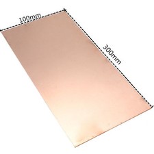 1pcs 99.9%  Coppers Cu Metal Sheet Foil 0.5 x 100 x 300 mm