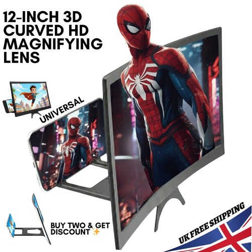 Phone screen magnifier 3d - 12",
