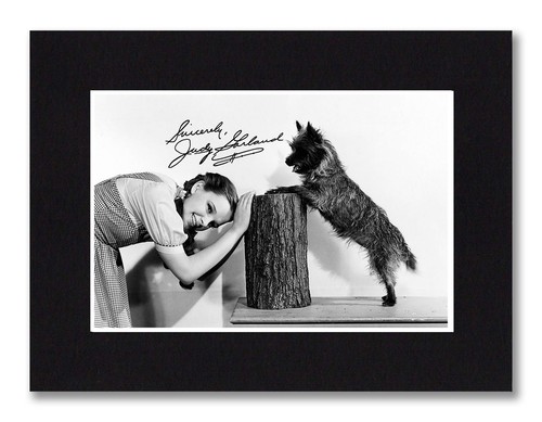 8x6 mount judy garland signed - 8x6,