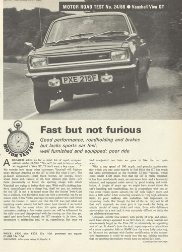 Vauxhall viva original - vauxhall,