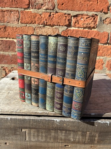Huntley and palmers book tin - and,