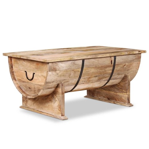 Rustic wooden coffee - coffee, table