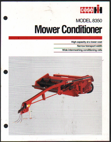Case model 8350 - 8350", mower