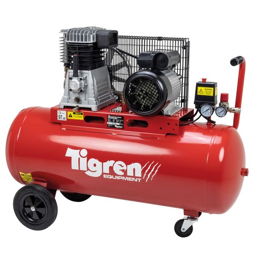 Tigren 100ltr 3hp belt - 100ltr, belt-driven