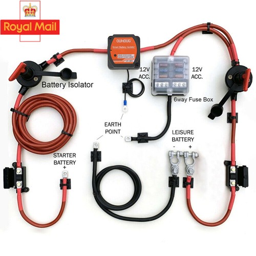 Split charge relay - 5m,