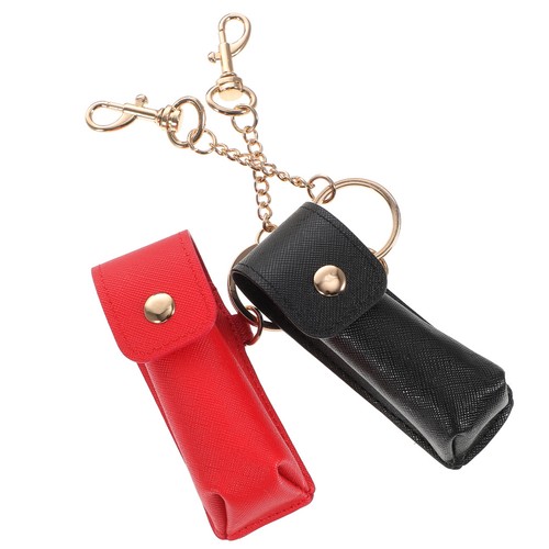 Lipstick organizer keychain - lipstick,