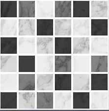 Pack of 10 Black marble effect
