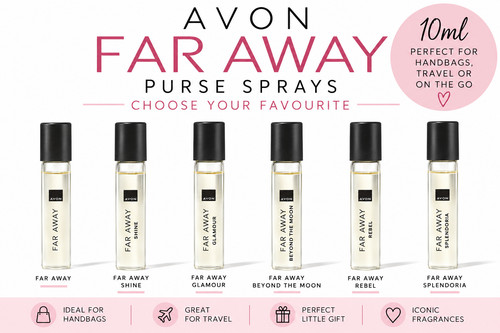 Avon far away purse - far, sprays