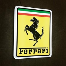 FERRARI ILLUMINATED LED LIGHT BOX WALL SIGN GARAGE AUTOMOBILIA SCUDERIA 458 F40