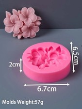 3D Frangipani Flower Silicone