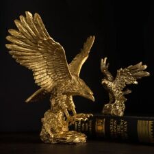 Lifelike Gold Eagle Statue