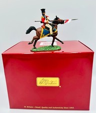 W. Britain 1:30 scale Napoleonic Dutch Lancer Charging #1 36148 *Boxed*