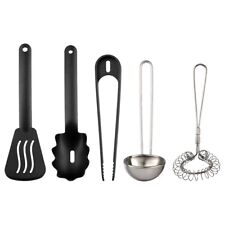 ikea DUKTIG 5-piece toy kitchen utensil set, multicolour
