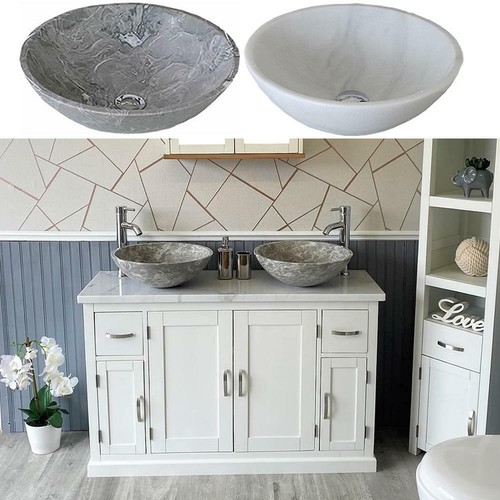 White painted bathroom vanity - bathroom,