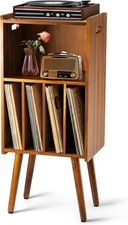 Wooden LP Record Player Stand
