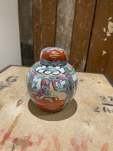 Vintage chinese famille - vintage, rose