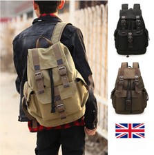 Men's Vintage Canvas Backpack