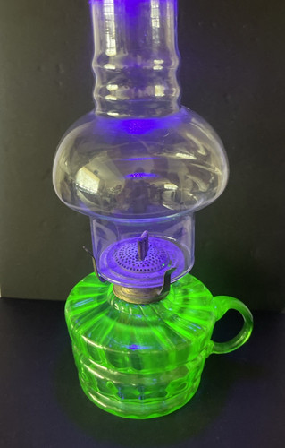 Antique green uranium - uranium, glass