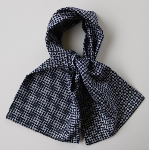 Silk cravat dark - silk,