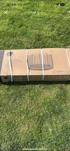 Plum 12ft trampoline enclosure - plum,