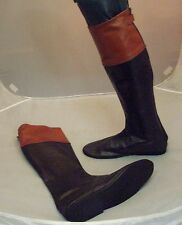 Leather Jockey Riding Boots Size 6