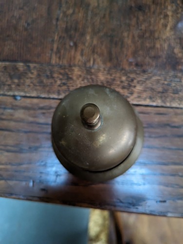 Solid brass courtesy counter - solid,