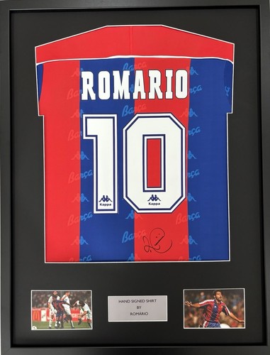 Romario signed and framed - signed,