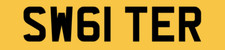 CHERISHED NUMBER PLATE