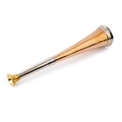 Fox hunting copper horn band - fox,