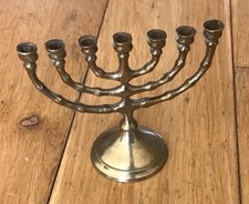 Vintage Jewish Menorah Candle