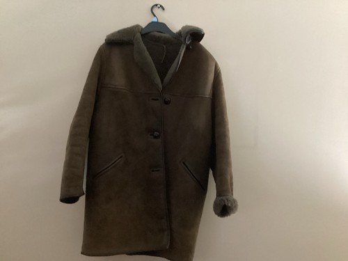 Brown shearing sheepskin - brown,