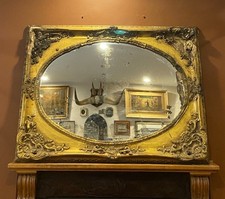 Antique Gilt Rococo Overmantel