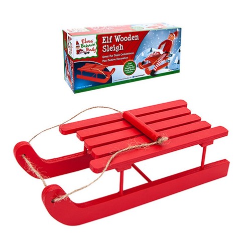 Elf red wooden - red,